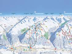 Trail map Jakobshorn (Davos Klosters)