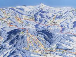 Trail map Černá hora – Janské Lázně