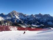 View from the Cima Tognola towards San Martino di Castrozza