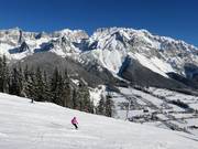 Intermediate north-facing descent Rittisberg