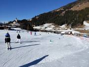 Practice slope in Vierschach in the valley