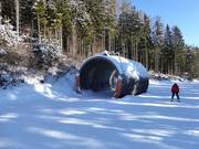 The Lella Tunnel on the valley run