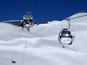 Grasjoch Bahn - 8pers. Gondola lift with seat heating (monocable circulating ropeway)