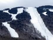 View of the slopes Skyelark, Skyehawk, and Superstar