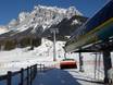 Ski lifts Tiroler Zugspitz Arena – Ski lifts Ehrwalder Wettersteinbahnen – Ehrwald