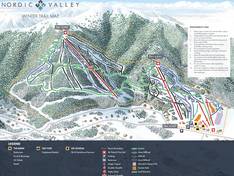 Trail map Nordic Valley