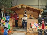 Tom's Hut in the ski hall