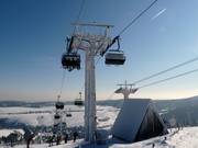 Vierersesselbahn - 4pers. High speed chairlift (detachable) with bubble