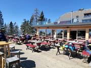 Sun terrace at the Hotel Krvavec