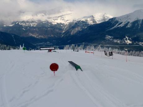 Snow parks Chamonix-Mont-Blanc – Snow park Les Houches/Saint-Gervais – Prarion/Bellevue (Chamonix)