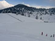 Family slope with conveyor belt at Prarion