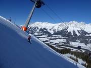 Difficult slope to Ellmau