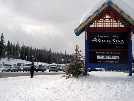 Thompson Okanagan: access to ski resorts and parking at ski resorts – Access, Parking Silver Star
