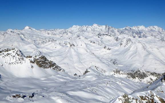 Camonica Valley (Val Camonica): size of the ski resorts – Size Ponte di Legno/Tonale/Presena Glacier/Temù (Pontedilegno-Tonale)