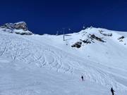 View of the Hockenhorn and Petersgrat runs