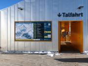 Information board at the summit station