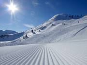 Very well-groomed slopes on the Riesneralm
