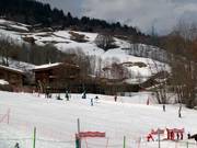 Beginner area Pattes on the outskirts of Megève