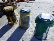 Waste separation in the ski area