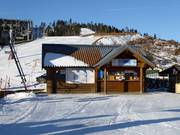 Well-maintained ticket area Alpe di Vezzena