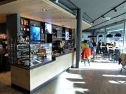 Volken Café at the valley station in Fiesch