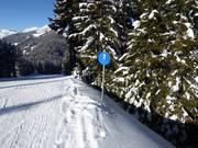 Slope markings at Kristberg