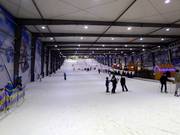 View along the entire ski slope