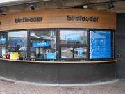 Birdfeeder in the Snowbird Center