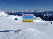 Good signposting on the slopes