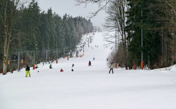 Skiing in Habischried
