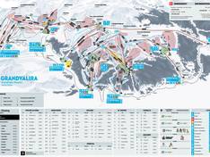 Trail map Grandvalira – Pas de la Casa/Grau Roig/Soldeu/El Tarter/Canillo/Encamp