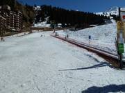 Beginner area Plagne Bellecôte