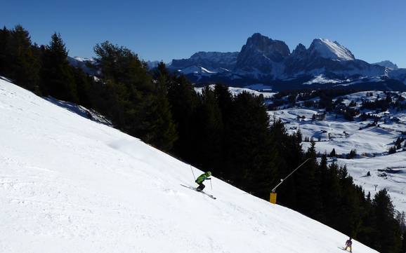 Ski resorts for advanced skiers and freeriding Seiser Alm – Advanced skiers, freeriders Alpe di Siusi (Seiser Alm)