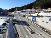 Ski bus and train connection in Vierschach