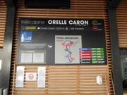 Detailed information at the lift entrance