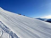 Perfectly groomed slope at Kitzbüheler Horn