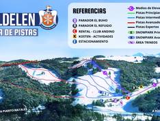 Trail map Valdelen
