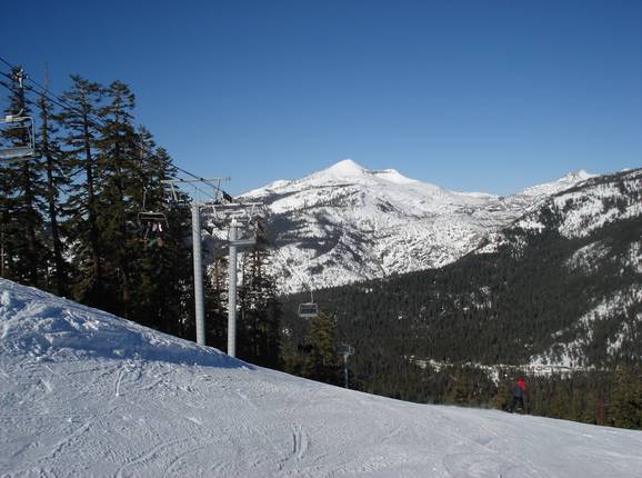 View from the ski resort of Sierra at Tahoe
