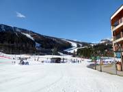 Practice area in front of the Skistar Lodge