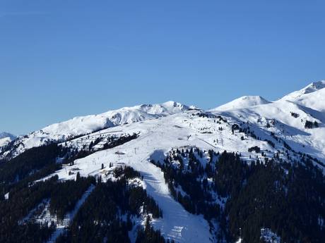 Zillertal: size of the ski resorts – Size Zillertal Arena – Zell am Ziller/Gerlos/Königsleiten/Hochkrimml