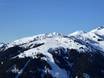 Austrian Alps: size of the ski resorts – Size Zillertal Arena – Zell am Ziller/Gerlos/Königsleiten/Hochkrimml