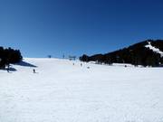 Easy and wide slope Plateau