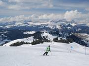 Leads from the highest point of the ski area down to the valley: Arète slope