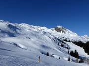 Slopes at the Saxner chairlift