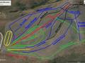 Trail map Blizzard Mountain