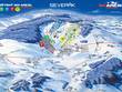 Trail map of the ski resort Severák