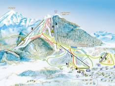 Trail map Saint-Léger-les-Mélèzes