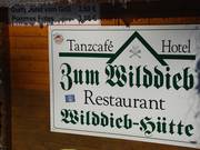 The Wilddiebhütte combines a mountain hut and a hotel