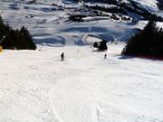 Black slope at the Kombibahn Puflatsch