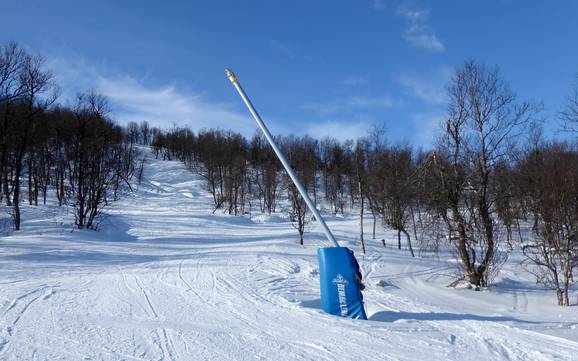 Snow reliability Funäsfjällen – Snow reliability Tänndalen